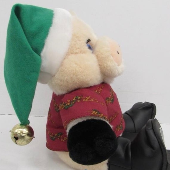 Vintage Holiday Harley Hog , with Original Tags, 1998 Christmas Edition - Picture 4 of 8